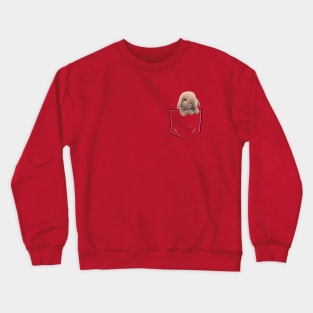 Bunny in my pocket! Crewneck Sweatshirt